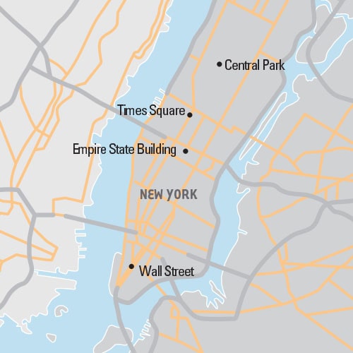 Map of Insider's New York City tour