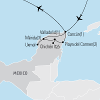 Mexico - Culture & Compassion Tour Map