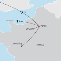 Map of Paris Essentials Educational Student Tour and Trip | Explorica