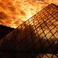 Paris City of Light Educational Tour | Louvre at Sunset
