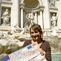 Rome Citta Eterna Educational Tour | Student at Trevi Fountain