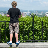 Ottawa and Montreal Four Day Spring Tour | Student Overlooking Ottawa