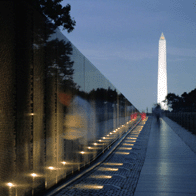 Washington DC A Nations Past Present and Future Educational Tour | Vietnam Memorial and Washington Monument