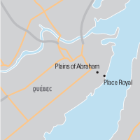 Map of Quebec