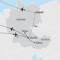 Map of Munich Essentials Educational Student Tour and Trip | Explorica