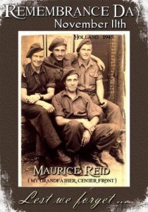 Maurice Reid, grandfather of Sonia Reid.